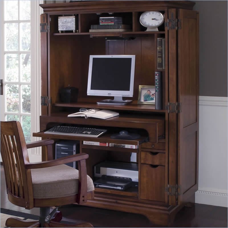 How To Organize Your Computer Armoire Cymax
