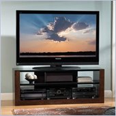 Bello Versatile LCD/Plasma Glass TV Stand in Espresso Finish
