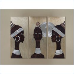 NOVA Lighting African Trio 3-Piece Wall Graphic