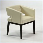 Armen Living  Apollo Club Chair in Cream