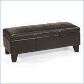 Armen Living Blanket Storage Bench Ottoman