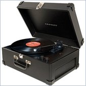 Crosley Radio Keepsake Vintage Suitcase USB Turntable in Black