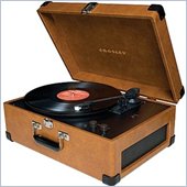 Crosley Radio Keepsake Vintage Suitcase USB Turntable in Tan