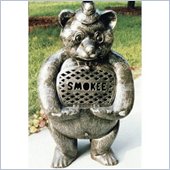 Oakland Living Antique Pewter Smokee Bear Chimenea with Grill