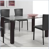 Zuo Flag Casual Dining Table with Glass Top