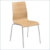 ZUO Tierra Dining Wood Side Chair in Natural