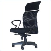 Zuo Black Nylon Fiber Mesh Seat and Back Eco Office Chair
