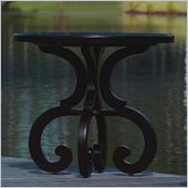 Lexington Long Cove Fairfield 1 Shelf End Table with Midnight Brown Wood Finish