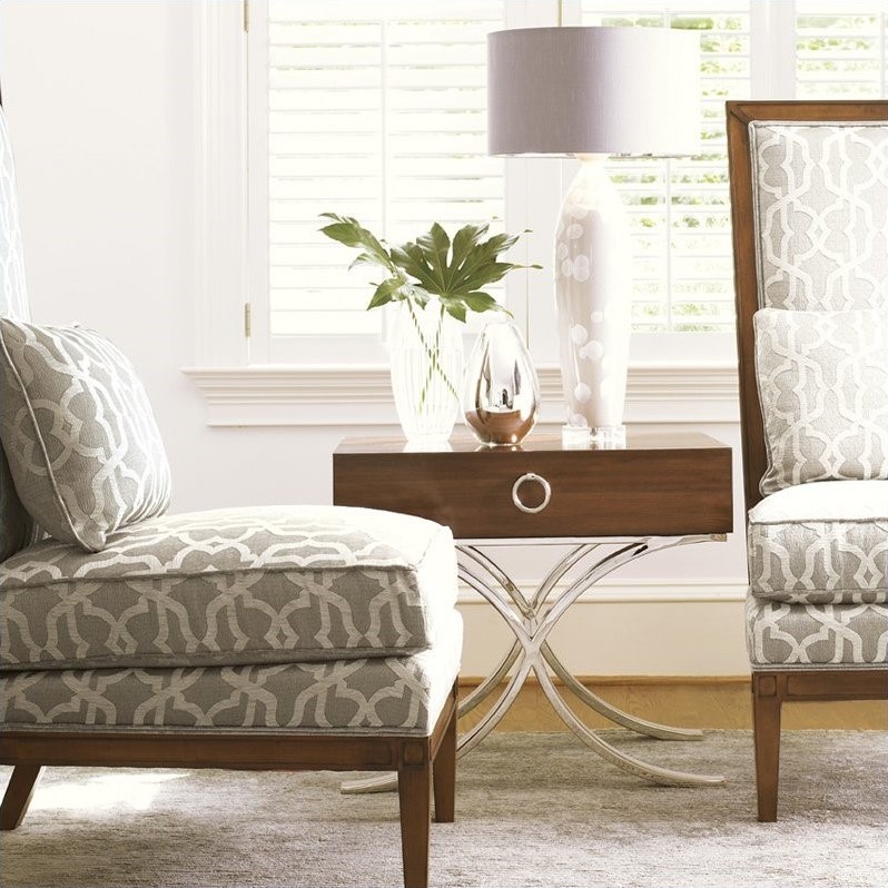 Lexington Mirage Hayworth Lamp Table in Cashmere Finish