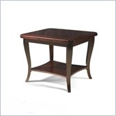 Somerton Crossroads End Table in Deep Burnished Brown