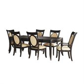 Somerton Signature Rectangular Casual Dining Table in Mocha Finish