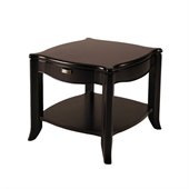 Somerton Signature Transitional End Table in Mocha