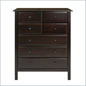 Babyletto Newhaven 7 Drawer Chest in Dark Chocolate Finish