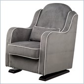 Babyletto Nara Glider in Slate with Ecru