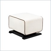 Babyletto Kyoto Ottoman in Ecru with Mocha