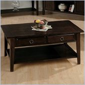 Jofran 081 Series Rectangular Wood Cocktail Table in Heirloom Oak