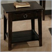 Jofran 081 Series Wood End Table in Heirloom Oak