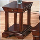 Jofran 299 Series Miniature Wood End Table in Regal Cherry