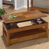Jofran 480 Series Wood Lift-Top Cocktail / Coffee Table in Oak