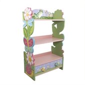 Teamson Kids Magic Garden Hand Painted Kids Book Shelf
