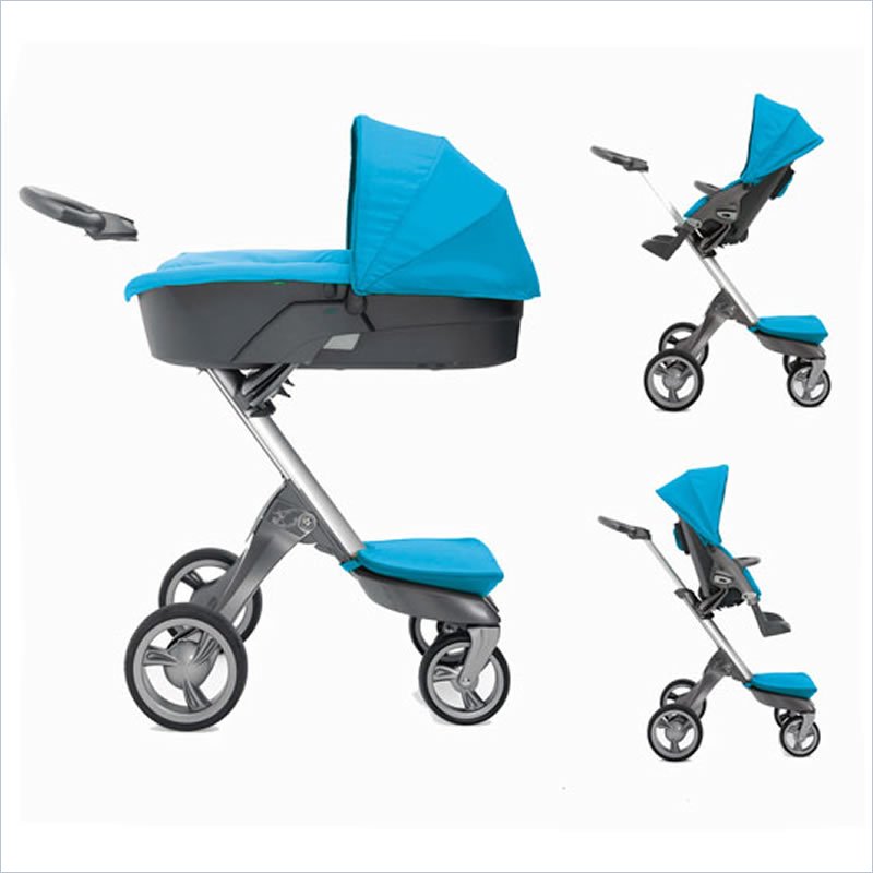 Easy Walker DUO Double Stroller in Red