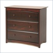 Stork Craft Beatrice 3 Drawer Chest in Cherry Finish