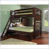 Samuel Lawrence Furniture Bridgeport Merlot Twin Over Full Bunk Bed
