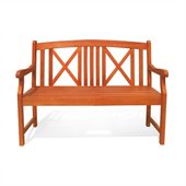 Vifah Outdoor 2 Seater Wood Bench