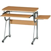 TECHNI MOBILI Cassandra Wood Comptuer Desk in Cherry