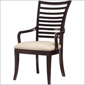 Stanley Furniture Hudson Street Dark Espresso Slat Back Arm Chair
