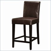 Global Furniture USA Upholstered Bar Stool in Brown