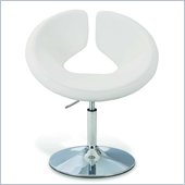 Global Furniture USA White Swivel Bar Stool