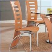 Global Furniture USA Neville Dining Side Chair in Natural Finish