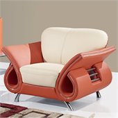 Global Furniture USA Charles Leather Club Chair