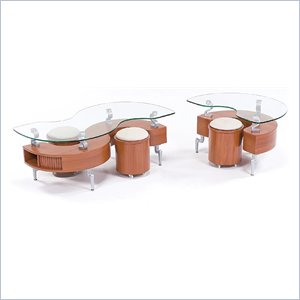 Natural Coffee Table Set