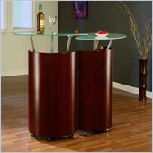 Global Furniture USA Steven Mahogany Home Bar Cabinet