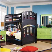 Lea My Style Twin Over Twin Wood Bunk Bed