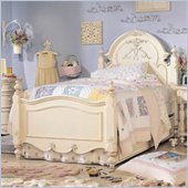 Lea Jessica McClintock Romance Kids Panel Bed 2 Piece Bedroom Set