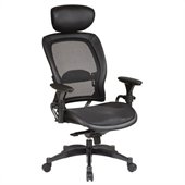 Office Star SPACE Collection: Matrex Back and Seat Ergonomic Chair with Headrest