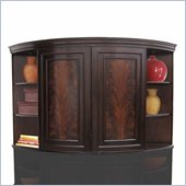 Riverside Furniture Affinity Curved Slidedoor TV Entertainment Deck in Cocoa