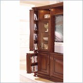 Riverside Furniture Ambiance Left Hand Pier Cabinet in Sangria Cherry