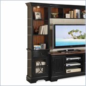 Riverside Furniture Anelli II Left Facing Pier in Vintage Cherry and Bridgewood Black