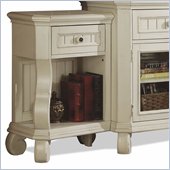 Riverside Furniture Cape May Left End Unit-For TV Stand in Seaspray White