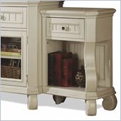 Riverside Furniture Cape May Right End Unit-For TV Stand in Seaspray White