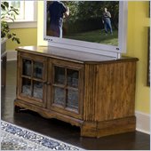 Riverside Furniture Delcastle 48 Inch TV Stand in Antique Irish Pine