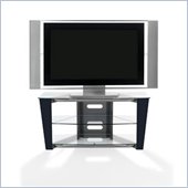 BDI Vector LCD/Plasma Glass and Metal TV Stand in Black Finish