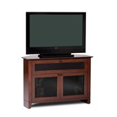 BDI Novia LCD/Plasma Wood Corner TV Stand in Coco Stained Cherry