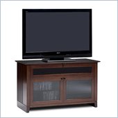 BDI Novia Double-wide cabinet TV Stand in Cocoa Stained Cherry