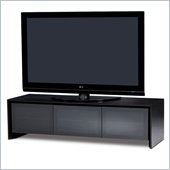 BDI Casata Flat Panel or Rear Projection TV Stand in Black Stained Oak