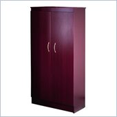Nexera Wall Street 5-Shelf Storage Cabinet in Mahogany